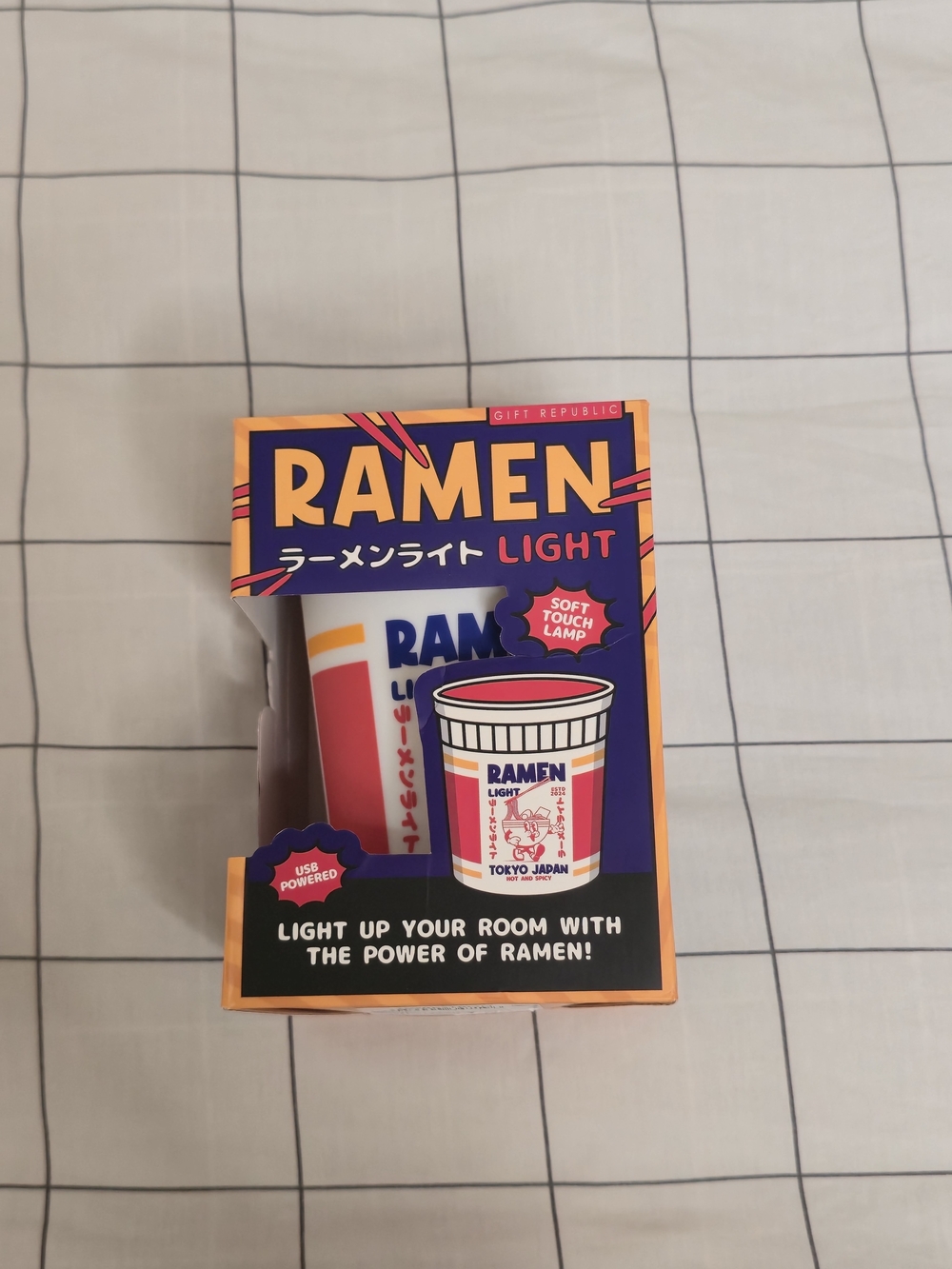 Ramen Light - Blue & Orange Novelty Lamp